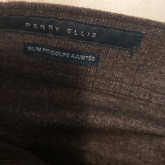 Perry Ellis Dark Grey Men's Dress Pants Size 32 x 32 - Picture 6 of 7